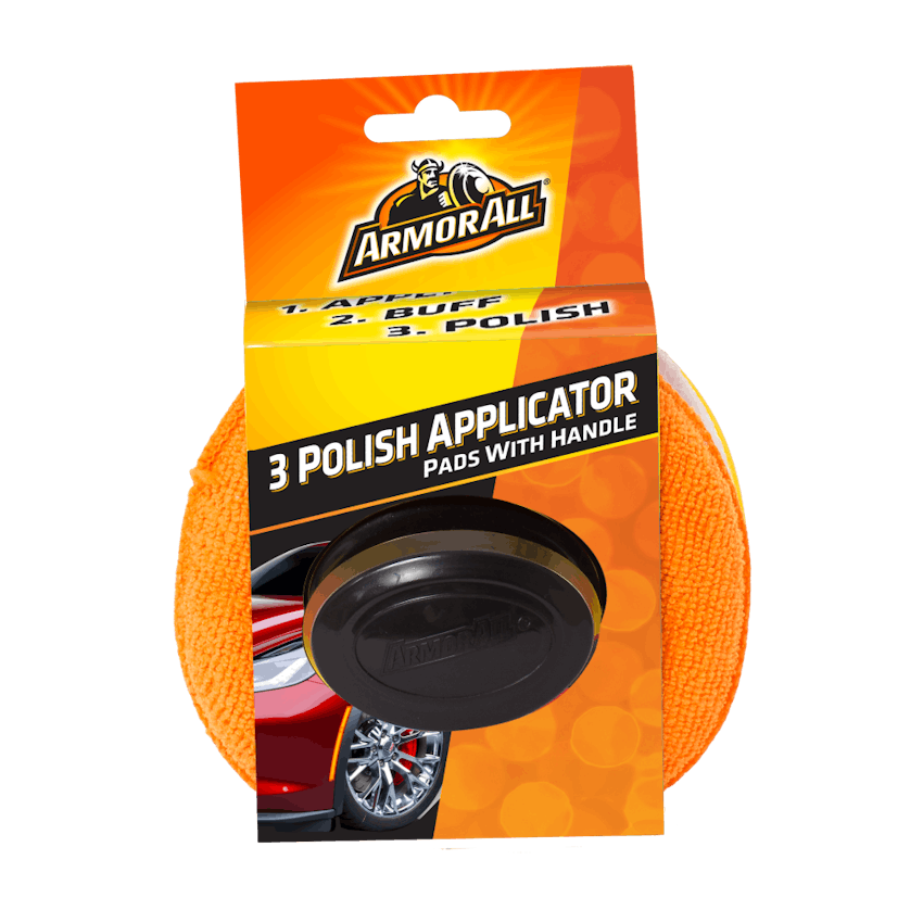 3 Polish Applicator Pads with Handle
