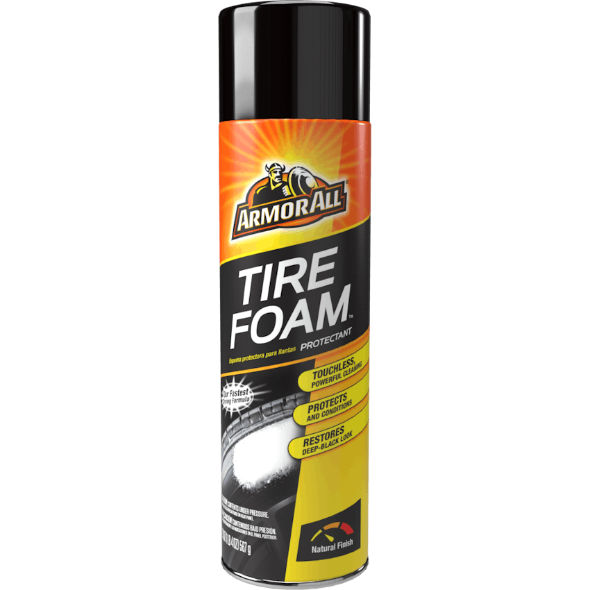 2 Pack ArmorAll Tire Foam Shine Protect Condition Fast Dry Foam