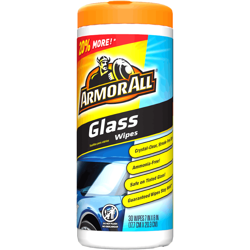 Armor All Glass Cleaner with Anti-Fog Wipes - Car Glass Cleaner and Anti  Fog Wipes for Car, 15 Wipes, 6 Pack 