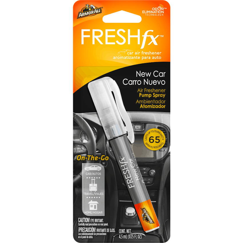 Armor All FRESHfx Car Air Freshener Vent Clip, 4-Pack (Tobacco & Vanilla) 