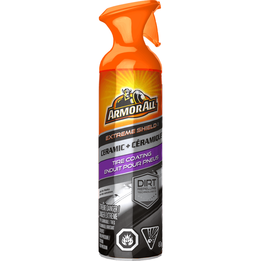 Engine & Truck - Armor All Extreme Tyre Shine Gel 530ml 48530EN. Delivers  mirror-like shine and a rich black look with a gel control applicator.  Armor All Extreme Tyre Shine Gel is