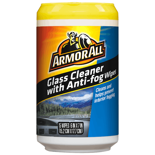 Glass Cleaner with Anti-Fog Wipes