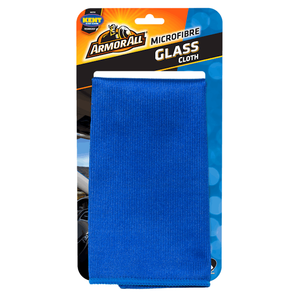 Chiffon en microfibre bleu pour vitres et miroirs
