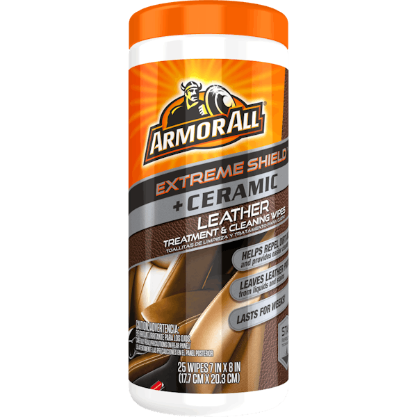 Armor All 18581C Leather Wipes, 8.44 in L, 3.31 in W, Mild