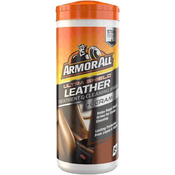 Armor All® Ultra Shield™ Leather Treatment &#038; Cleaning Wipes + Ceramic Image 1