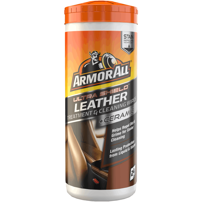 Armor All® Ultra Shield™ Leather Treatment &#038; Cleaning Wipes + Ceramic